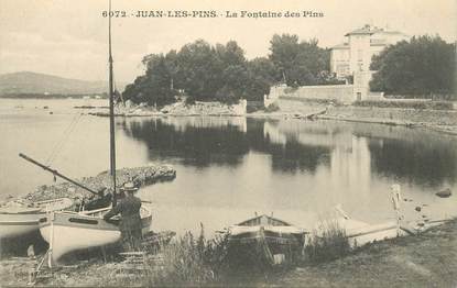CPA FRANCE 06 "Juan les Pins, la Fontaine des Pins"