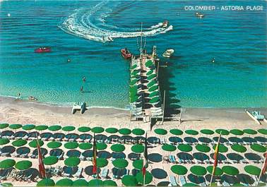 CPSM FRANCE 06 "Juan les Pins, plage du Colombier, Hotel Astoria"