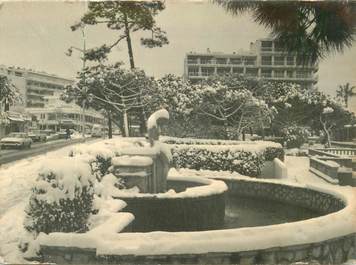 CPSM FRANCE 06 "Juan les Pins sous la neige"