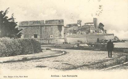 CPA FRANCE 06 "Antibes, les remparts"