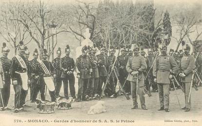 CPA MONACO "Gardes d'Honneur du Prince"