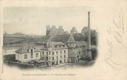 / CPA FRANCE 03 "Bourbon l'Archambault, le moulin du château"