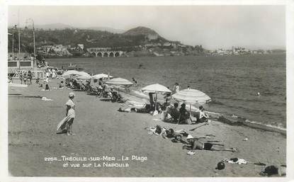 CPA FRANCE 06 "Théoule, la plage"