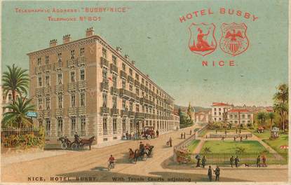 CPA FRANCE 06 "Nice, Hotel Bussy"