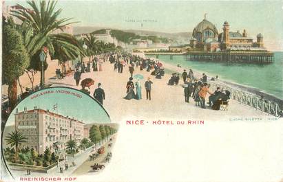 CPA FRANCE 06 "Nice, Hotel du Rhin"
