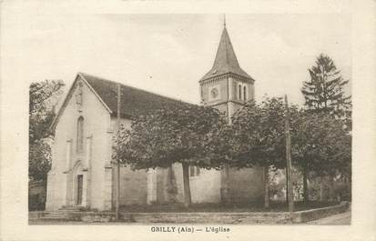 / CPA FRANCE 01 "Grilly, l'église"