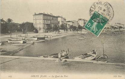 CPA FRANCE 06 "Golfe Juan, le quai du Port"