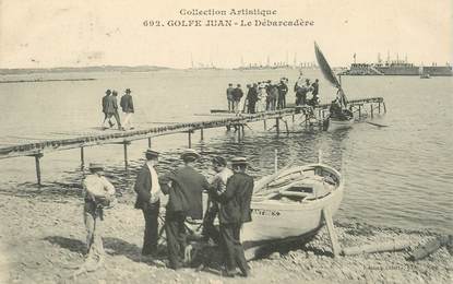 CPA FRANCE 06 "Golfe Juan, le débarcadère"