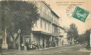 06 Alpe Maritime CPA FRANCE 06 "Golfe Juan, la Route Nationale, Hotel du Globe"