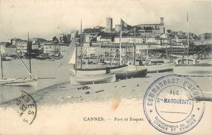 CPA FRANCE 06 "Cannes, Port et Suquet"