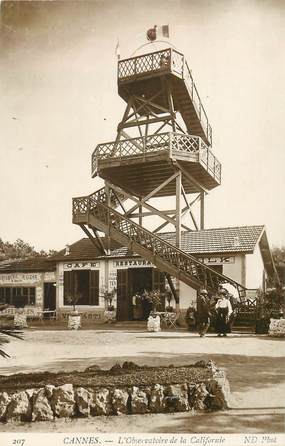 CPA FRANCE 06 "Cannes, Observatoire de la Californie"