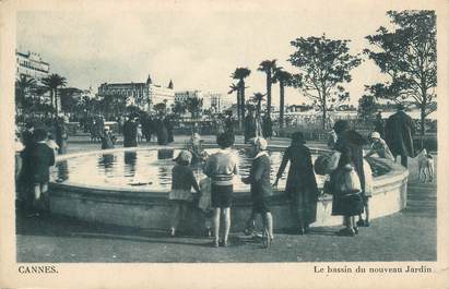 CPA FRANCE 06 "Cannes, le Bassin du nouveau Jardin"