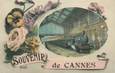 CPA FRANCE 06 "Cannes, la gare" / TRAIN