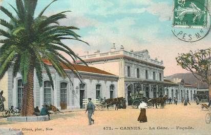 CPA FRANCE 06 "Cannes, la gare"