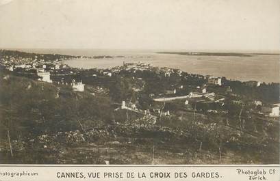 CPA FRANCE 06 "Cannes, vue prise de la Croix des Gardes"