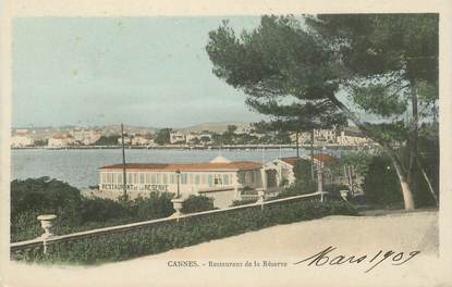 CPA FRANCE 06 "Cannes, Restaurant de la Réserve"