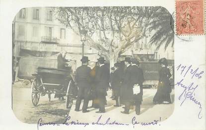 CARTE PHOTO FRANCE 06 "Cannes, 1906, le Charlatan"