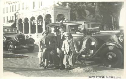 CARTE PHOTO FRANCE 06 "Cannes, 1936" / TAXI