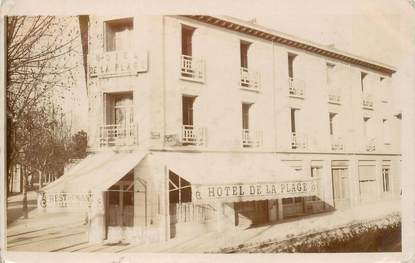 CARTE PHOTO FRANCE 06 "Cannes, 1930, Hotel de la plage"