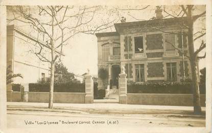 CARTE PHOTO FRANCE 06 "Cannes, villa les Glycines, Bld Carnot"