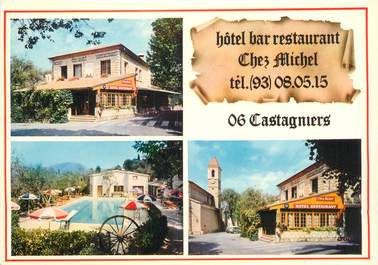 CPSM FRANCE 06 "Castagniers, Hotel restaurant Chez Michel"
