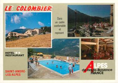 CPSM FRANCE 04 "Saint André les Alpes, Hotel restaurant Le Colombier"