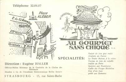 CPSM FRANCE 67 "Strasbourg, Restaurant Au Gourmet sans chique"