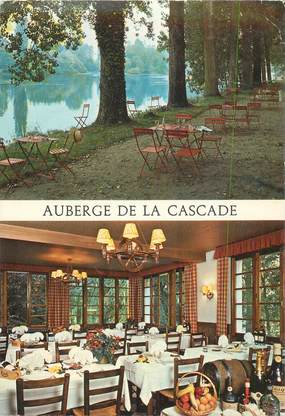 CPSM FRANCE 86 "Lussac les Chateaux, Auberge de la Cascade"