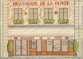 75 Pari CPSM FRANCE 75016 "Paris, Brasserie de la Poste"