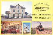 85 Vendee CPSM FRANCE 85 "Les Herbiers, Restaurant le Bistrot de la gare"