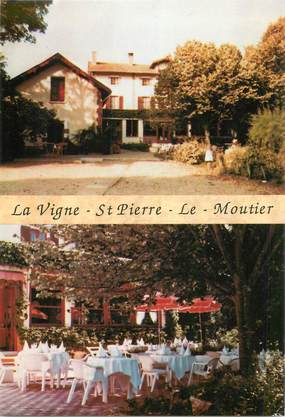 CPSM FRANCE 58 "Saint Pierre le Moutier, restaurant la Vigne"