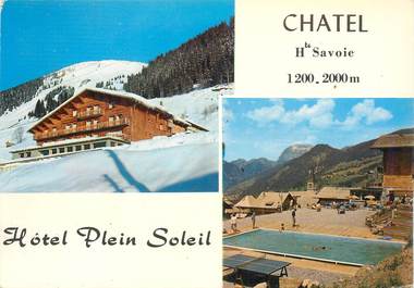 CPSM FRANCE 74 "Chatel, Hotel le Plein Soleil"