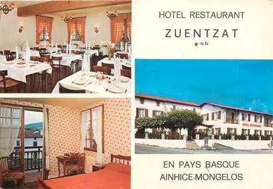 CPSM FRANCE 64 "Ainhice Mongelos, Hotel restaurant Zuentzat"