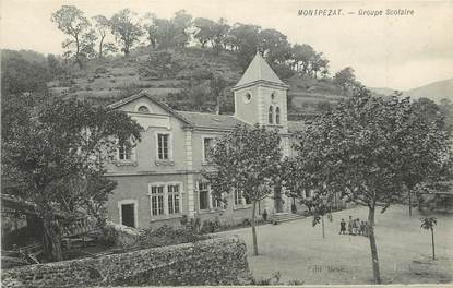 / CPA FRANCE 07 "Montpezat, groupe scolaire"