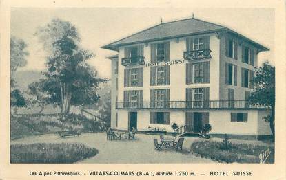 / CPA FRANCE 04 "Villars Colmars, hôtel Suisse"