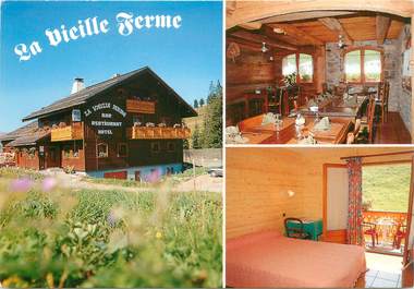 CPSM FRANCE 74 "Manigod, Hotel restaurant La Vieille ferme"