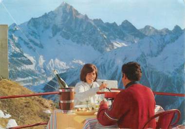 CPSM FRANCE 74 "Chamonix, Restaurant de Planpraz"