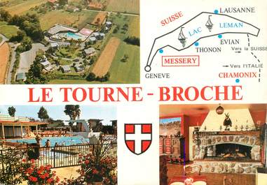 CPSM FRANCE 74 "Messery, restaurant le Tourne Broche"