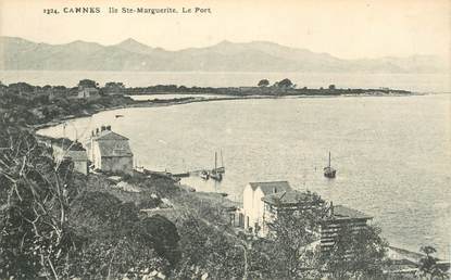 CPA FRANCE 06 "Cannes, Ile Sainte Marguerite, le port"