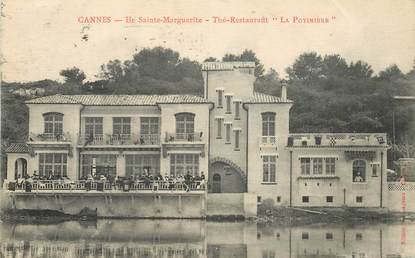 CPA FRANCE 06 "Cannes, Ile Sainte Marguerite, restaurant la Potinière"