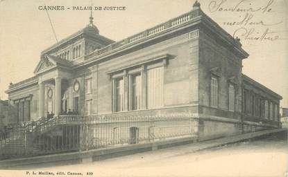 CPA FRANCE 06 "Cannes, le palais de Justice, bld Carnot"