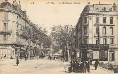 CPA FRANCE 06 "Cannes, le Bld Carnot"