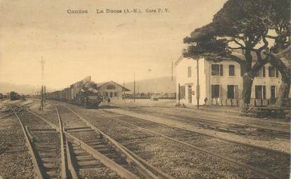 CPA FRANCE 06 "Cannes la Bocca, la gare"