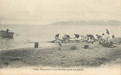 CPA FRANCE 06 "Cannes la Bocca, les pêcheurs"