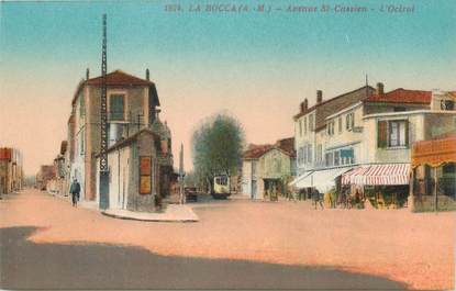 CPA FRANCE 06 "Cannes la Bocca, avenue Saint Cassien" / TRAMWAY