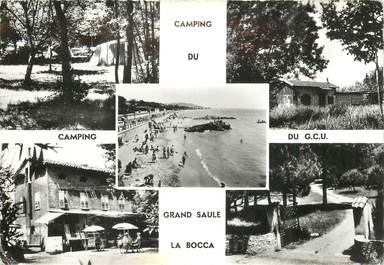 CPSM FRANCE 06 "Cannes la Bocca, camping du Grand Saule"