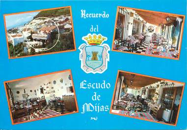 CPSM ESPAGNE "Mijas, Hotel restaurant El Escudo de Mijas"