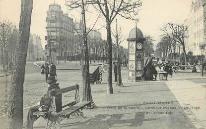 / CPA FRANCE 94 "Saint Mandé, place de la mairie, carrefour av Victor Hugo"