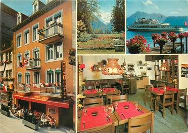 CPSM SUISSE "Interlaken, Hotel restaurant Blume"