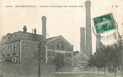 / CPA FRANCE 94 "Alfortville, l'usine electrique du secteur Est"